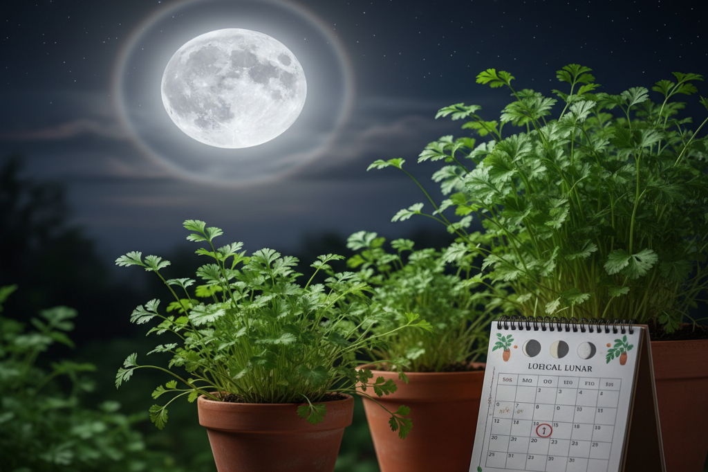 Qual a Melhor Lua para Plantar Coentro